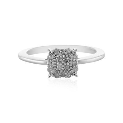 Anillo en plata con I1 (I) Diamante