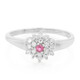 Anillo en plata con Zafiro Padparadscha