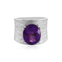Anillo en plata con Amatista de Siberia