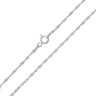Cadena en plata
