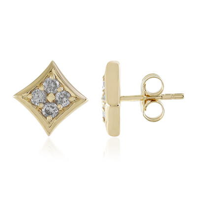 Pendientes en oro con Diamante I2 (H) (de Melo)