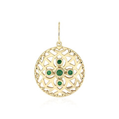 Colgante en oro con Esmeralda de Brasil (Ornaments by de Melo)