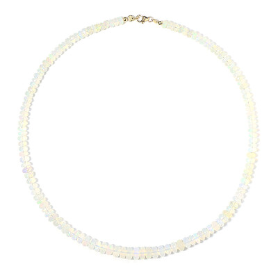 Collar en oro con Ópalo de Welo