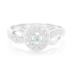 Anillo en plata con Turmalina Paraíba