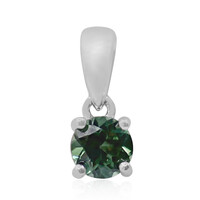 Colgante en plata con Apatita Cromada