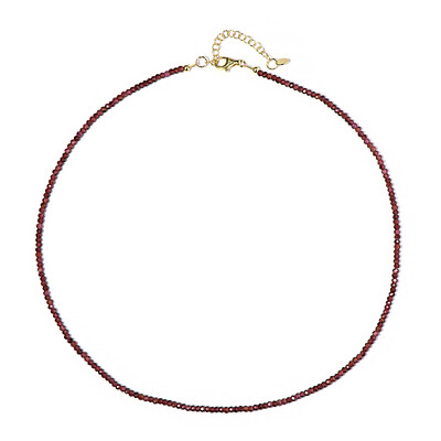 Collar en plata con Granate de la India