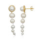 Pendientes en plata con Perla blanca Freshwater