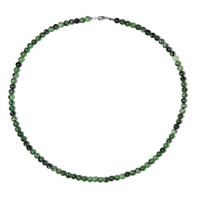 Collar en plata con Rubí Zoisite