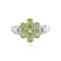 Anillo en plata con Peridoto