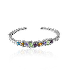 Brazalete en plata con Rodolita (Dallas Prince Designs)
