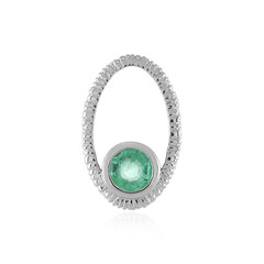 Colgante en plata con Esmeralda de Rusia
