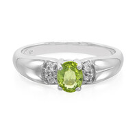Anillo en plata con Turmalina Paraíba