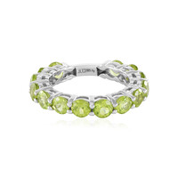 Anillo en plata con Peridoto