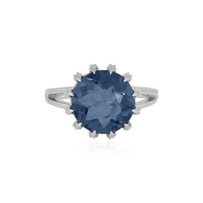 Anillo en plata con Fluorita de color cambiante