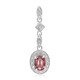 Colgante en plata con Turmalina cuprífera rosa