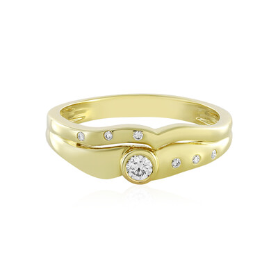 Anillo en oro con Diamante limpio a lupa F (LUCENT DIAMONDS)