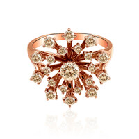 Anillo en oro con Diamante rosa de Francia de Argyle SI1