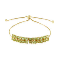 Brazalete en plata con Peridoto