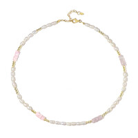 Collar en plata con Morganita de Madagascar (Riya)