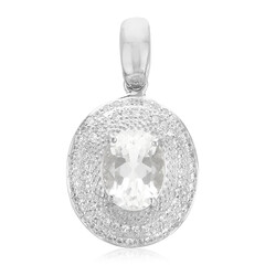 Colgante en plata con Berilo del Himalaya