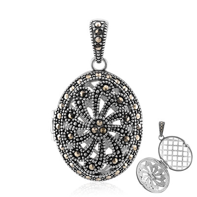 Colgante en plata con Marcasita