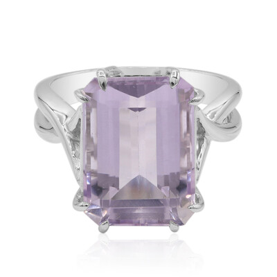 Anillo en plata con Amatista Rosa de Francia