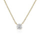 Collar en oro con Diamante IF (G)  (de Melo)
