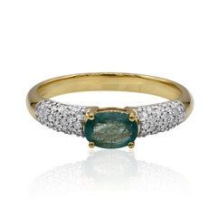 Anillo en oro con Grandidierita (AMAYANI)