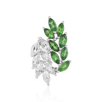 Colgante en plata con Apatita verde