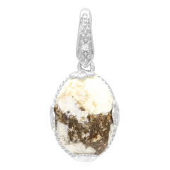 Colgante en plata con Magnesita