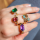 Anillo en oro con Turmalina Paraíba (CUSTODANA)