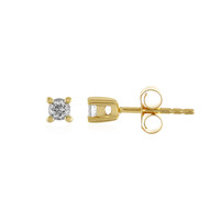 Pendientes en plata con Topacio blanco