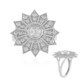 Anillo en plata con Zircón