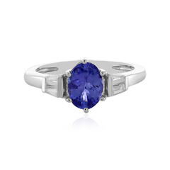 Anillo en plata con Tanzanita