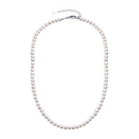Collar en plata con Perla blanca Freshwater