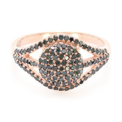 Anillo en plata con Diamante fantasía