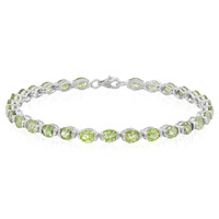 Brazalete en plata con Turmalina Paraíba