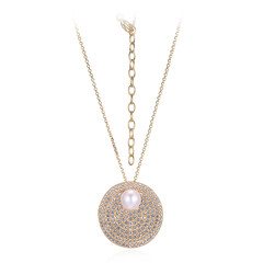 Collar en plata con Perla Freshwater