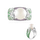 Anillo en plata con Perla blanca Freshwater (Adela Silber)