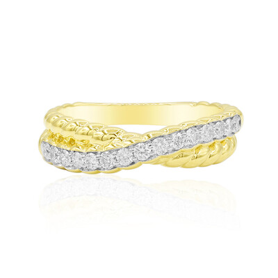 Anillo en oro con Diamante IF (D) (Annette)
