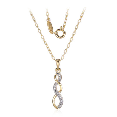 Collar en latón con Diamante I3 (I) (Juwelo Style)