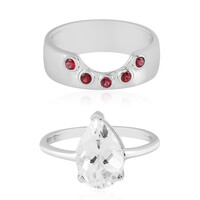 Anillo en plata con Danburita (de Melo)