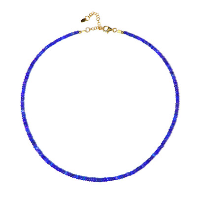 Collar en plata con Ópalo azul de Etiopía