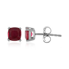 Pendientes en plata con Rubí de Madagascar