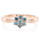 Anillo en plata con Diamante fantasía