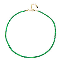 Collar en plata con Ópalo verde de Etiopia
