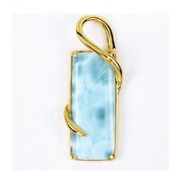 Colgante en plata con Larimar