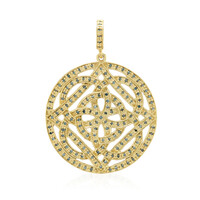 Colgante en plata con Diamante fantasía