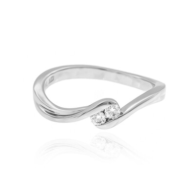 Anillo en platino con Diamante limpio a lupa F (LUCENT DIAMONDS)