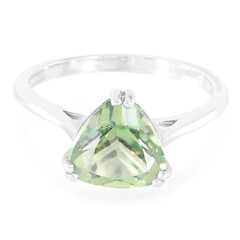 Anillo en plata con Topacio Kiwi